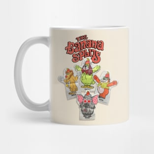 Distressed Vintage Style Banana Splits Puppets Mug